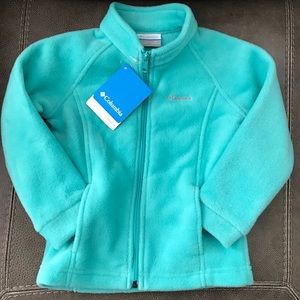NWT Columbia Girls Fleece Jacket 4T